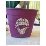 Purple paper eater waste plastic can