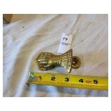 Vintage handkerchief holder brass