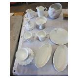 Milk glass lot