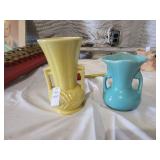 2 ceramic planters vintage