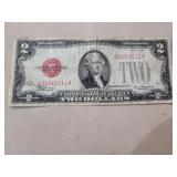 1928 D Red Seal Dollar Bill