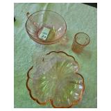 Pink Glass ware