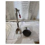 Bottle capper & small iron skilet