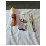 Metal whistle lighter and misc items