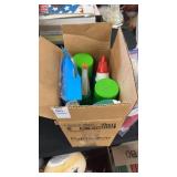 Box of Cleaning Supplies