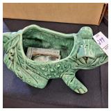 Mccoy pottery vintage frog 8 inch planter