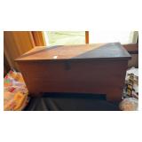 Vintage Wooden Toy/Blanket Chest 35x15x13