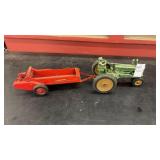 Die Cast Metal Tractor and Mcormick Trailer