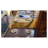 3 Brass Bird Figurines and Brass Snail Figurine
