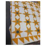 Hand stitched Quilt 61in. X 58in.