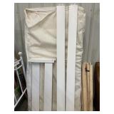 Twin sized mattress with headboard & footboard
