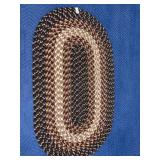 Vintage hand woven rug -  50 x 29 inches