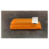 Vintage 6 Inch 1949 Diecast Orange Tootsie Toy