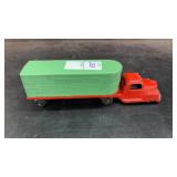 Vintage Tootsietoy Hauler Metal Truck and Trailer