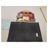 Welcome mat & farm place mat