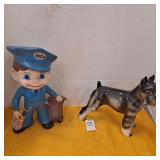 Vintage Porcelain Male Shafford Schnauzer Dog