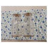 2 Half pint milk bottles somerset dairy & City