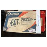 Mesh Oversized Load Letters and 2 Exit Signs