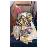 Lot of Quilt Ends and Sewing Items