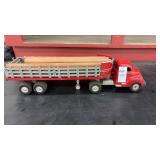 Pressed Steel Log Hauler Metal Die Cast Truck
