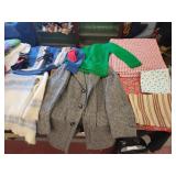 Blankets jackets & misc material