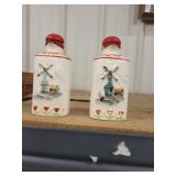 Wind mill small Decanter ceramic
