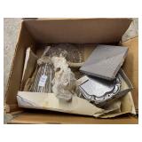 Box of Assorted Glassware