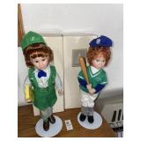 2 Avon tender memories dolls- Girl Scout & Batter