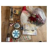 Garden Flag holder & flags & variety of holiday
