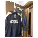 NHL penguins hockey zip up- size small & Orvis