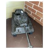 Vintage large plastic army tank