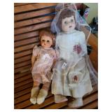 2 vintage Dolls