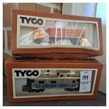 Two Tyco ho scale electric trains