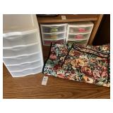 Travel bags, plastic organizers & variety of
