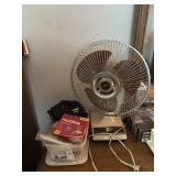 Heat Wrap, Ankle Braces and Desk Fan
