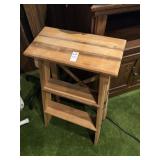 Wooden step ladder