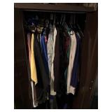 Contents of closet womenï¿½s clothing