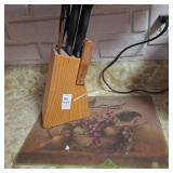 Cutting board,set of knives