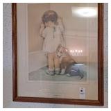Vintage Bessie Pease Gutmann In Disgrace Framed