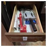Can opener pizza cutter  other kitchen items