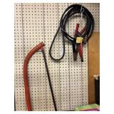 Jumper Cables and Saw