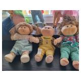 3 cabbage patch kids
