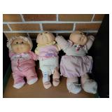 3 cabbage patch kids