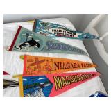 4 Vintage Pennants