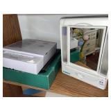 Conair lighted makeup mirror & Jerdon lighted