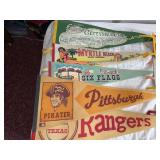 5 Vintage Pennants
