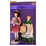 2 AVON porcelain Dolls