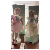 2 AVON porcelain Dolls