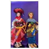 2 AVON porcelain Dolls