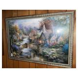 Large framed art print 39 x 27 inches